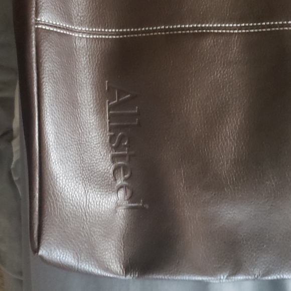 Leather file bag - Picture 2 of 6